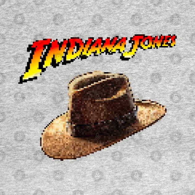 Indy's Hat - Pixelated Art by Buff Geeks Art